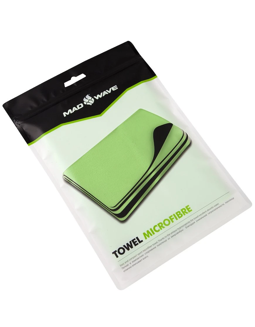 Serviette Microfibre Madwave Verte – Image 2