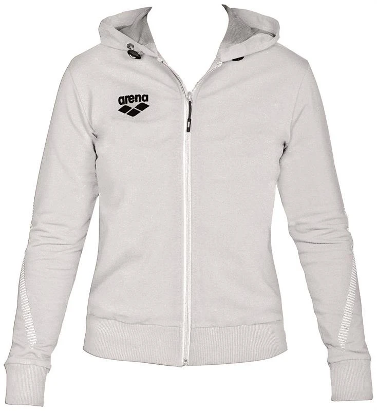 Veste à Capuche Zippée Arena TL Women Hooded Jacket White