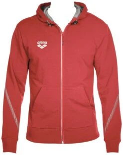 Veste à Capuche Zippée Arena TL Hooded Jacket Red