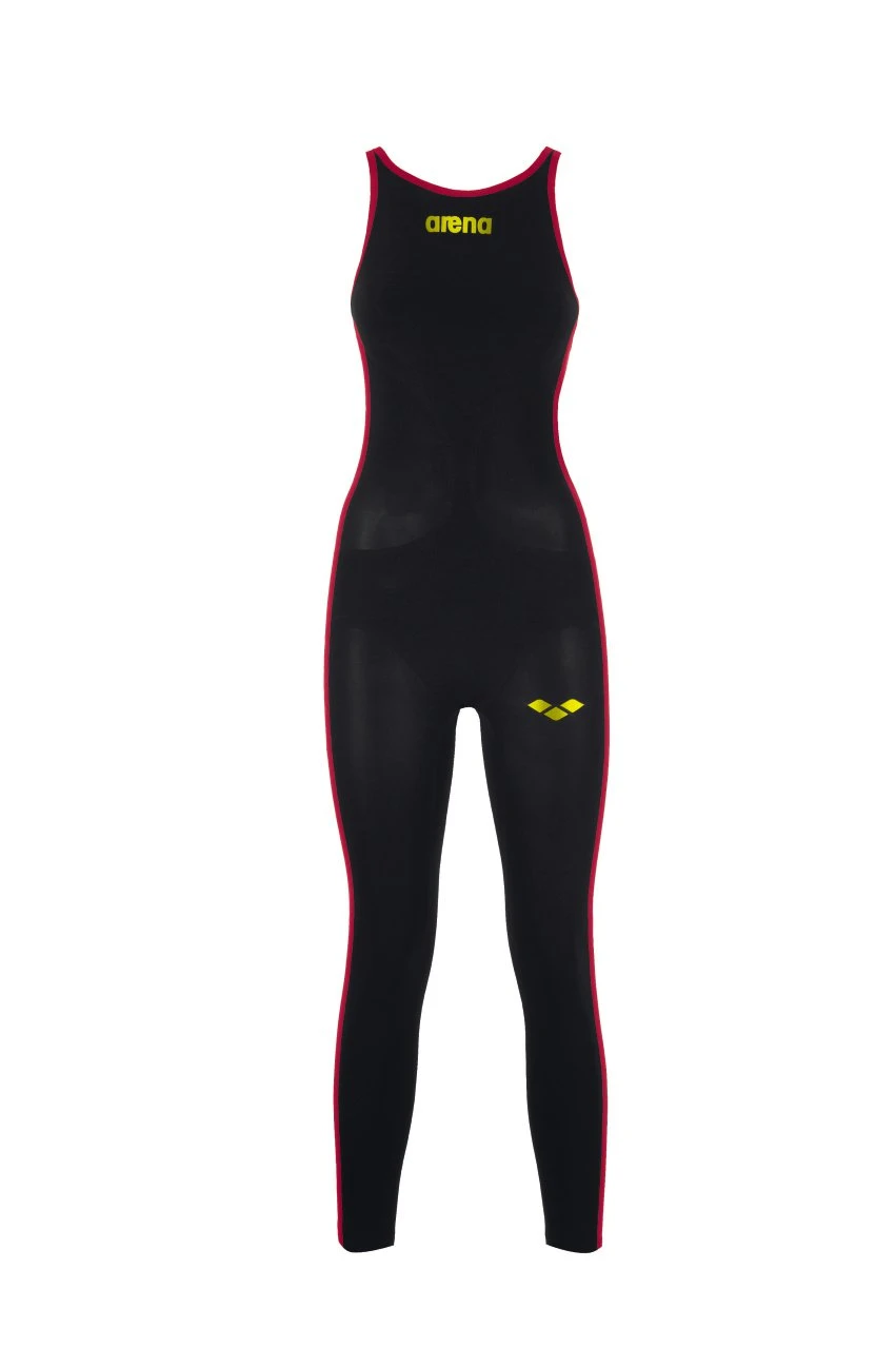 Combinaison De Natation Eau Libre Femme Arena Powerskin R-Evo+ Open Water Dos Ouvert Black – Image 3