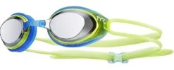 Lunettes De Natation Tyr Junior Black Hawk Mirror Blue / Green
