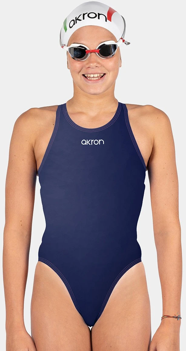 Maillot De Bain Fille Akron Babbitt JR Evo Bicolor Salsedine/Deejay