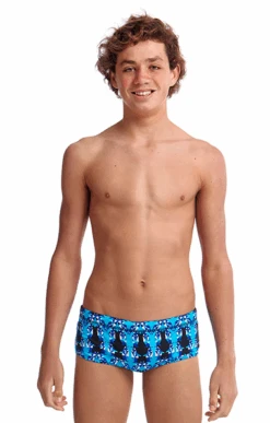 Maillot De Bain Funky Trunks Garçon Dive Master Bleu