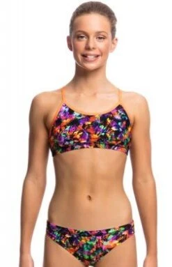 Maillot De Bain Funkita 2 Pièces Fille Predator Party Multicolore