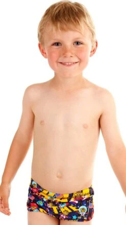 Maillot De Bain Funky Trunks Enfant Garçon Space Ham Multicolore