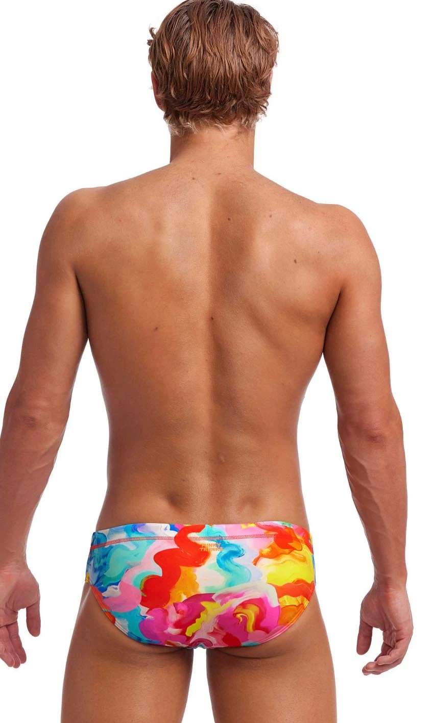 Maillot De Bain Funky Trunks Homme Brief Messy Monet – Image 2