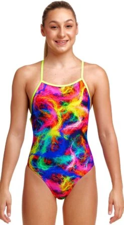 Maillot De Bain Funkita Fille Strapped In - Solar Flares