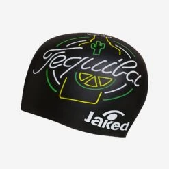 Bonnet Silicone De Natation Jaked Tequila Noir