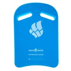 Planche Madwave Swimming Board Kick Cross Bleu