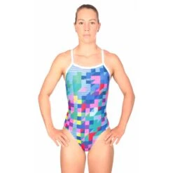 Maillot De Bain De Natation Femme Mako Nereid Pixel