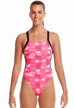 Maillot De Bain Funkita Femme Brace Free Swan Lake Rose